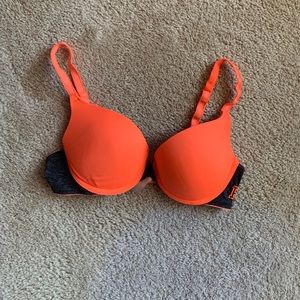 Neon Orange Victoria Secret Bra